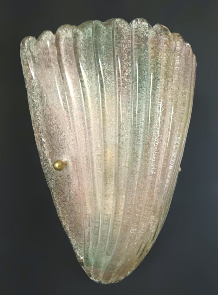 Green And Pink Graniglia Shield Sconce photo 926.0