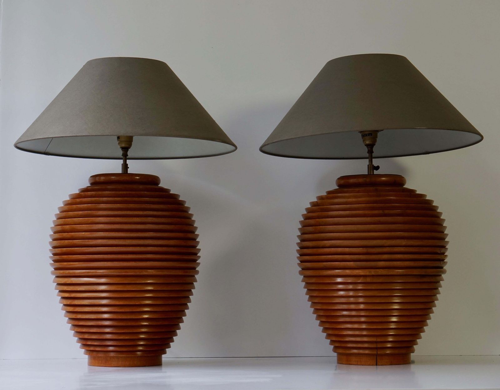photo furniture One Large Wooden Table Or Floor Lamp, Birma