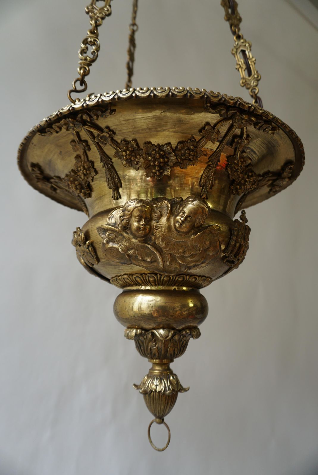Antique Gothic Revival Chandelier And Church Sanctuary Lamp photo Lighting