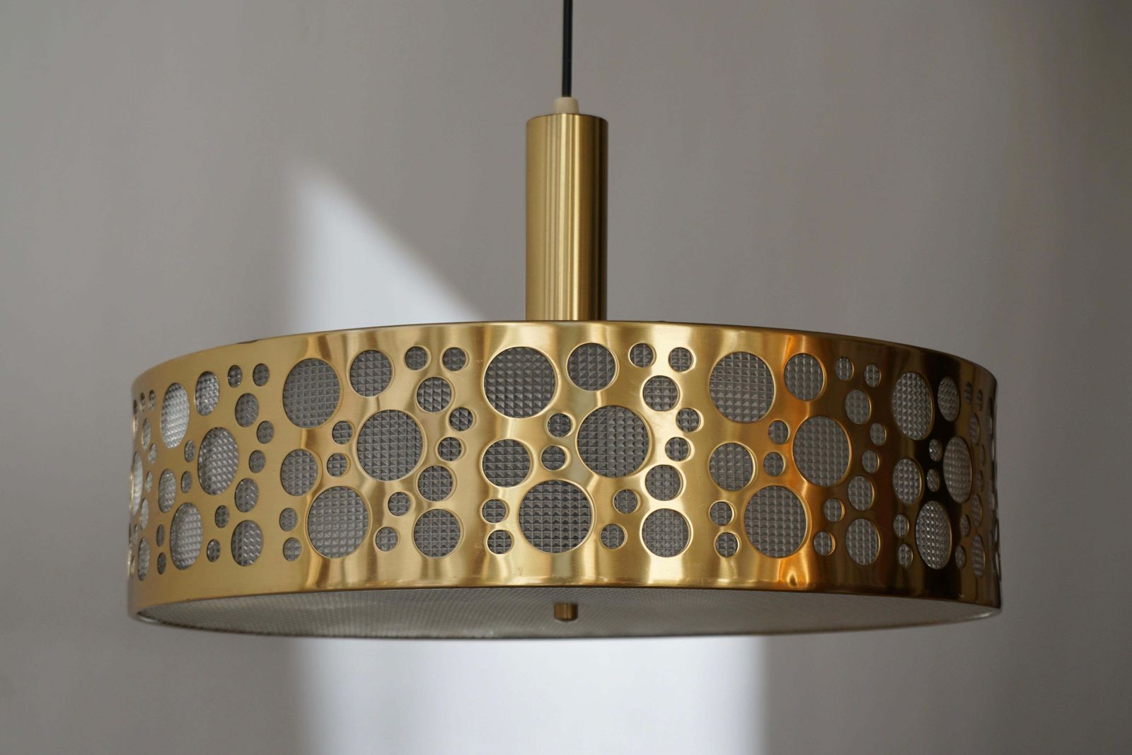 Italian Brass Pendant Light photo Lighting