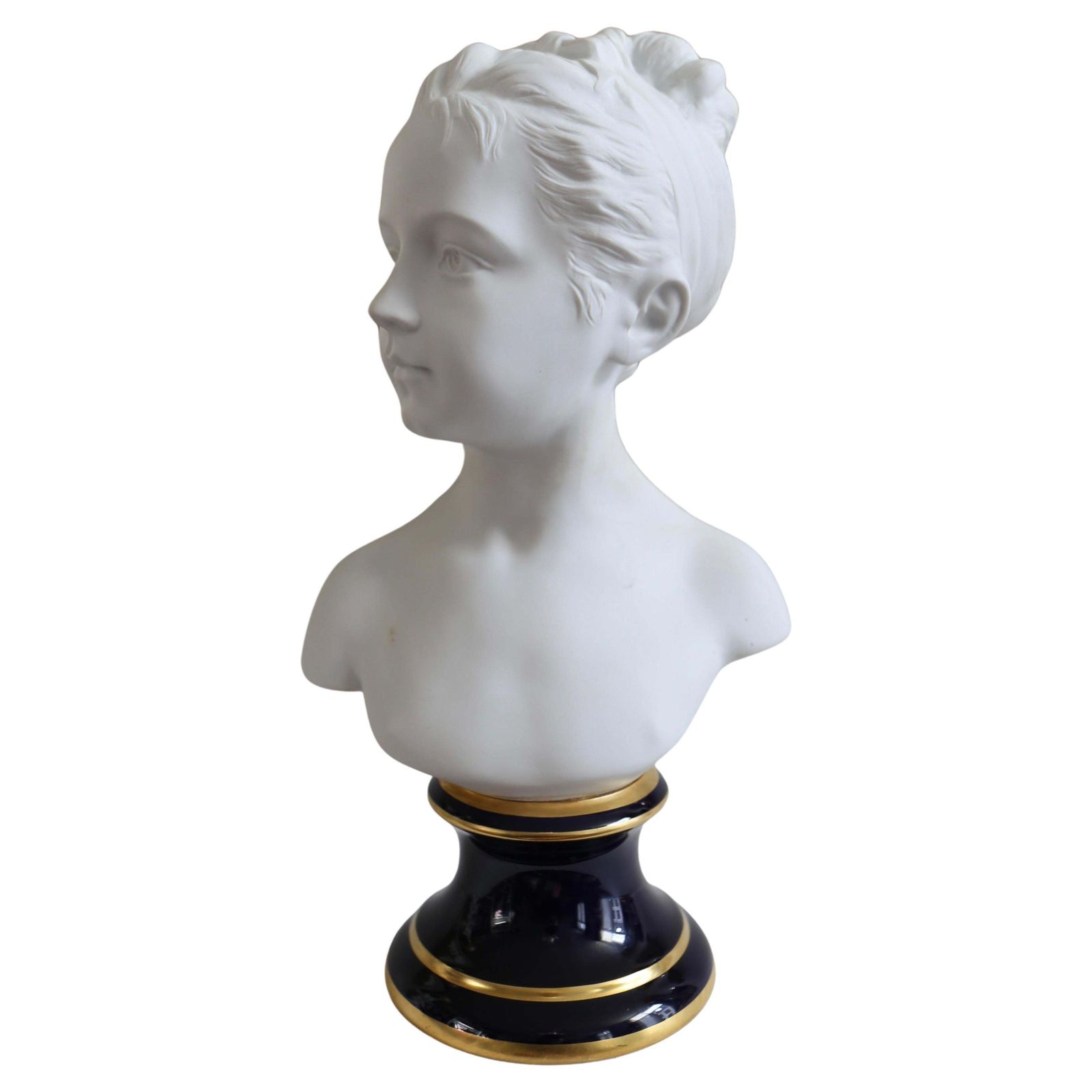 Camille Tharaud For Limoges Little Girl Biscuit Bust
