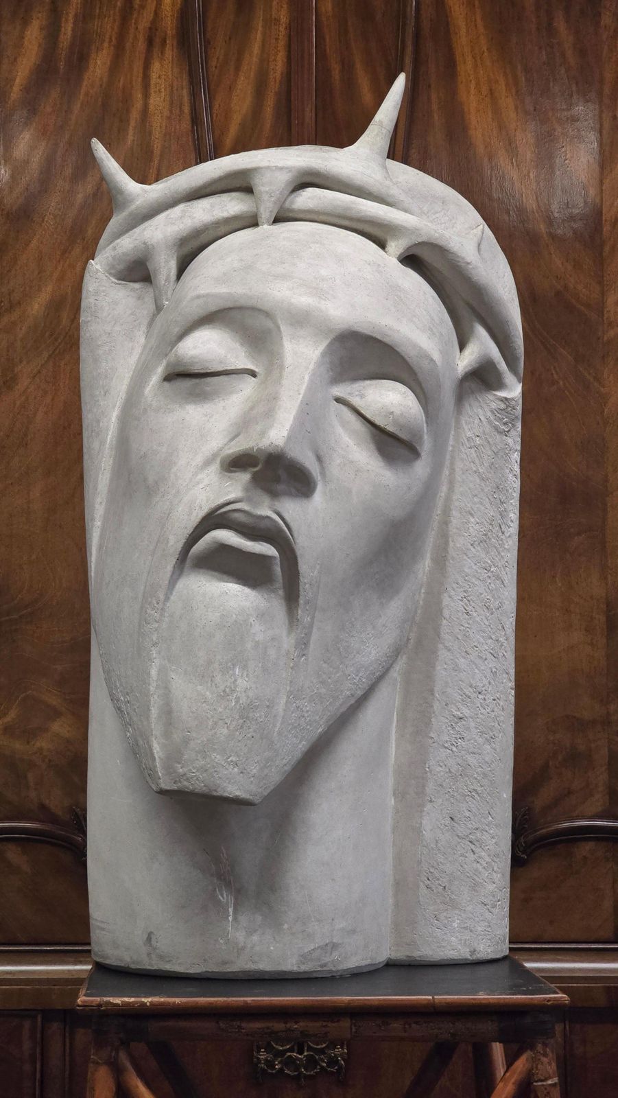 photo for sale Beautiful Art Deco Plaster Bust Of Christ By A. Gille