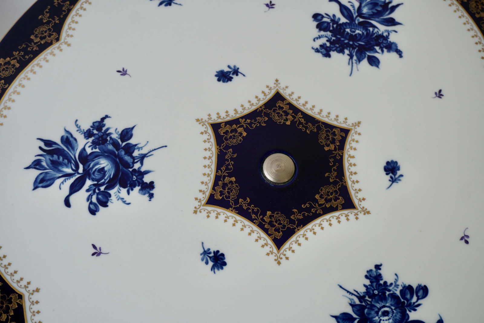 photo for sale Porcelain Hollywood Regency Style Side End Table, Germany, 20th Century