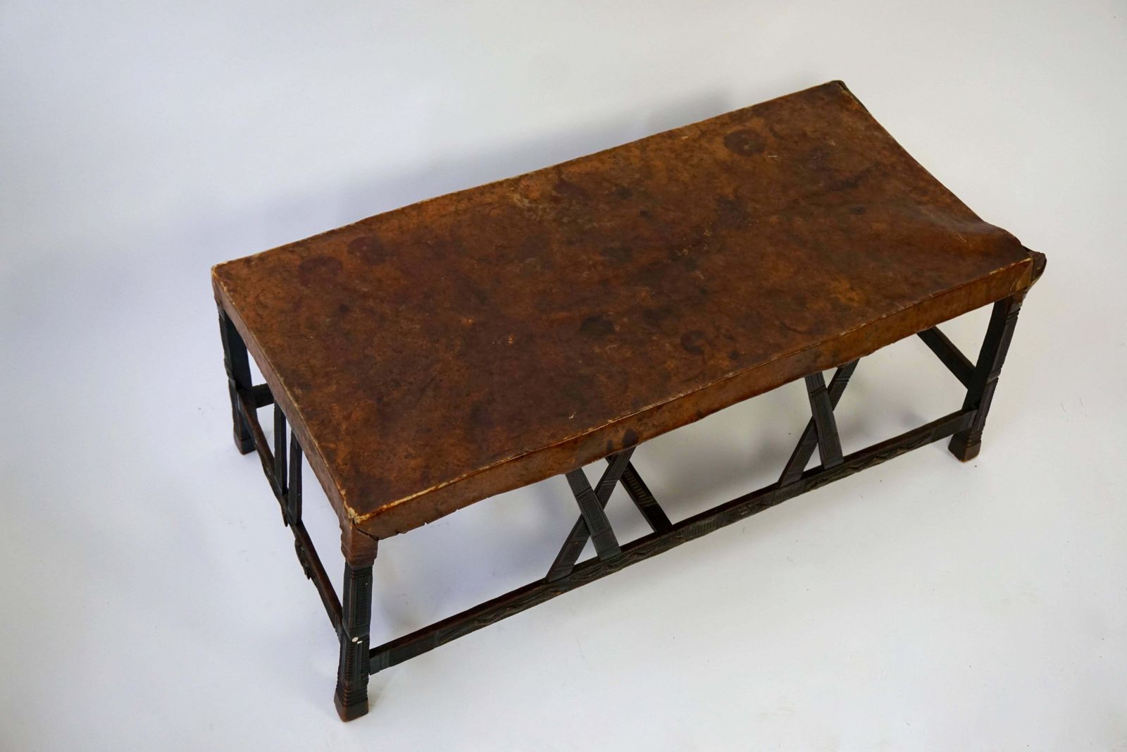 Hardwood Chokwe Bench, Angola, 19th Century photo for sale