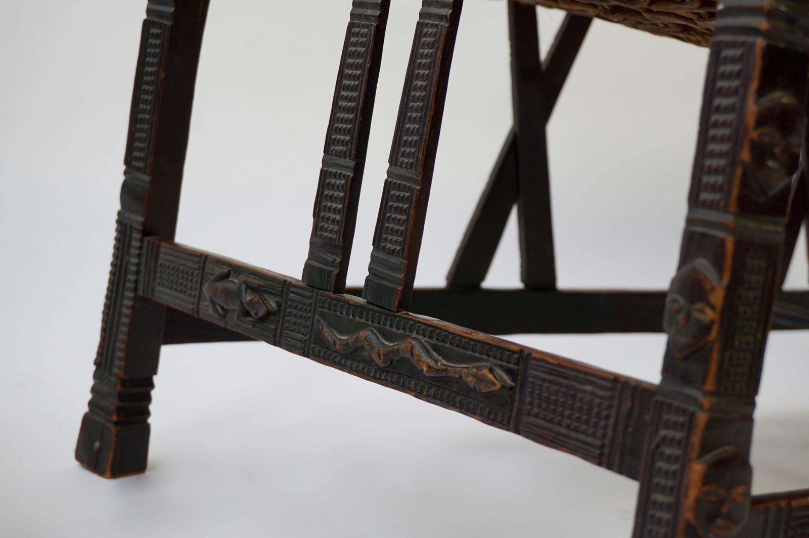 Hardwood Chokwe Bench, Angola, 19th Century photo 2038.0