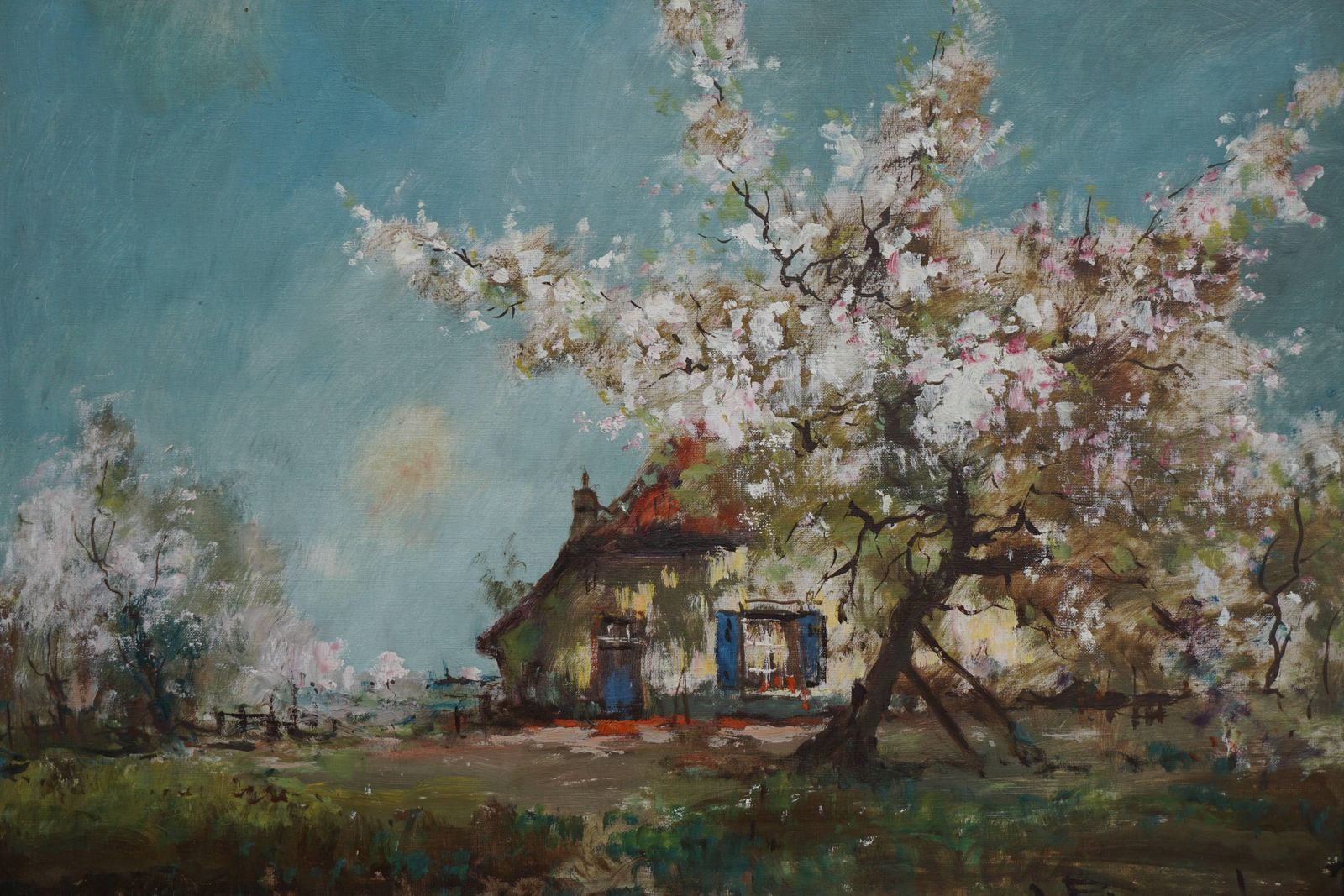 "The Spring Blossom" Painting By Pauwels photo furniture