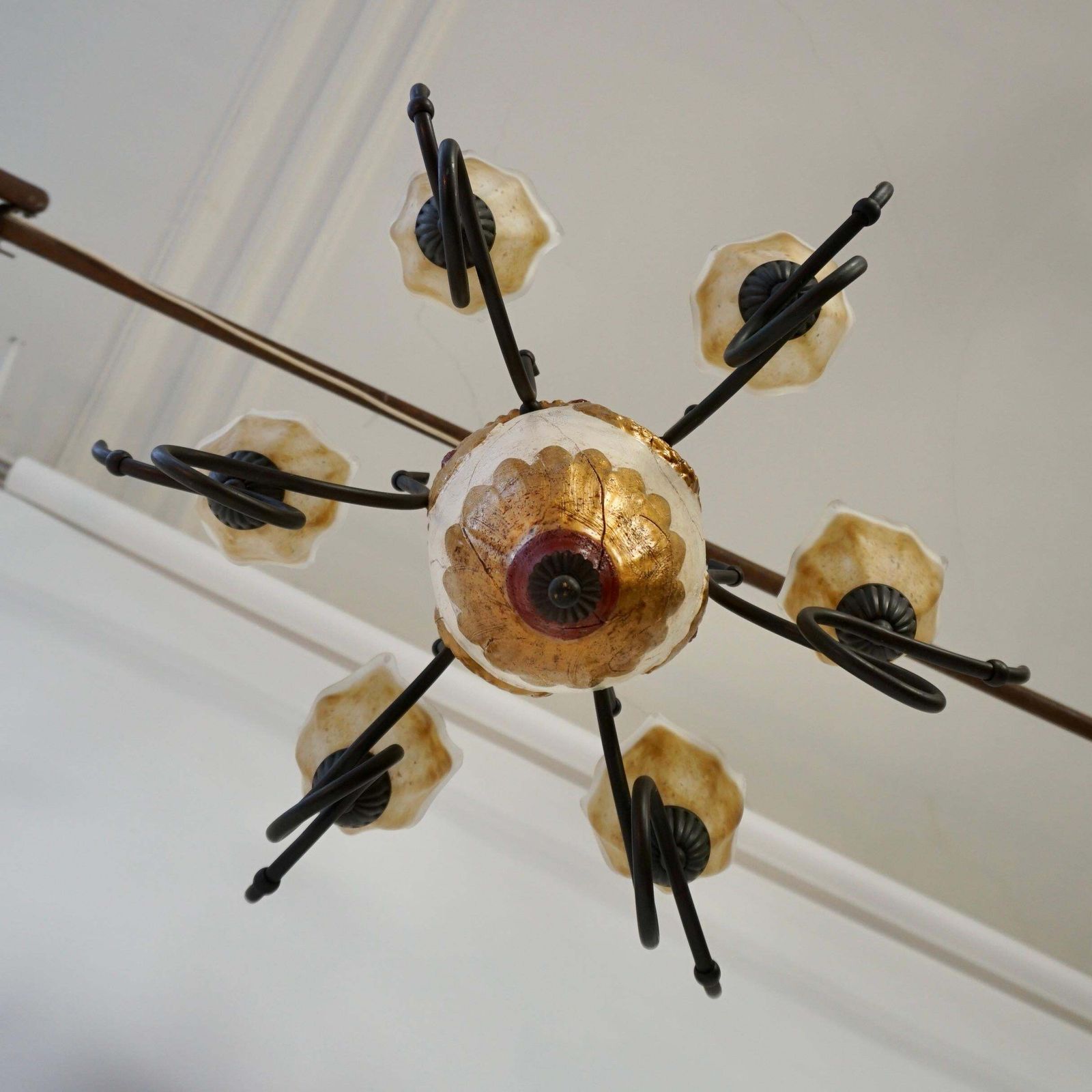 Elegant Italian Hollywood Regency Chandelier photo 2208.0