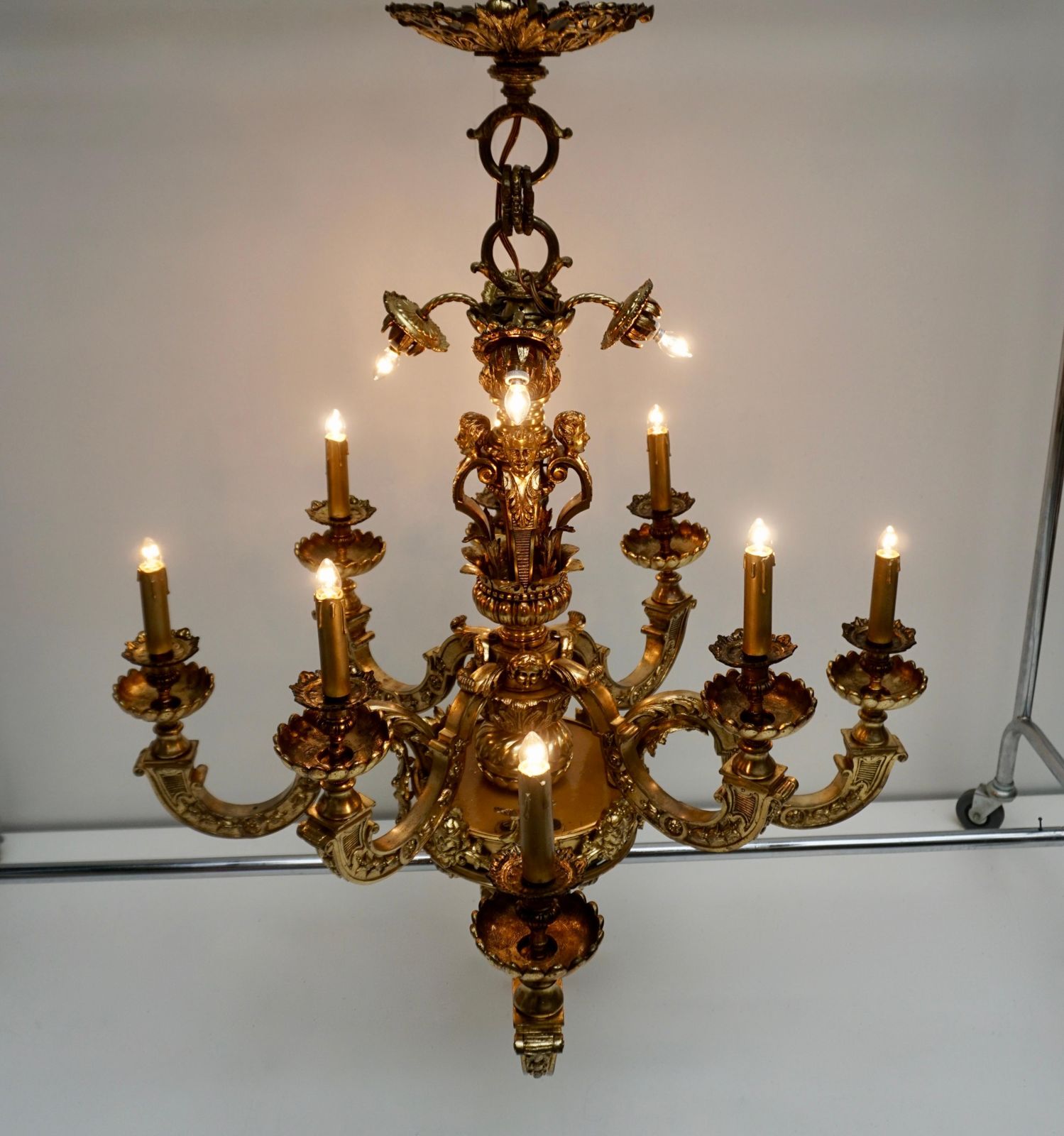 4671.0 Mazarin Chandelier In Bronze, France photo