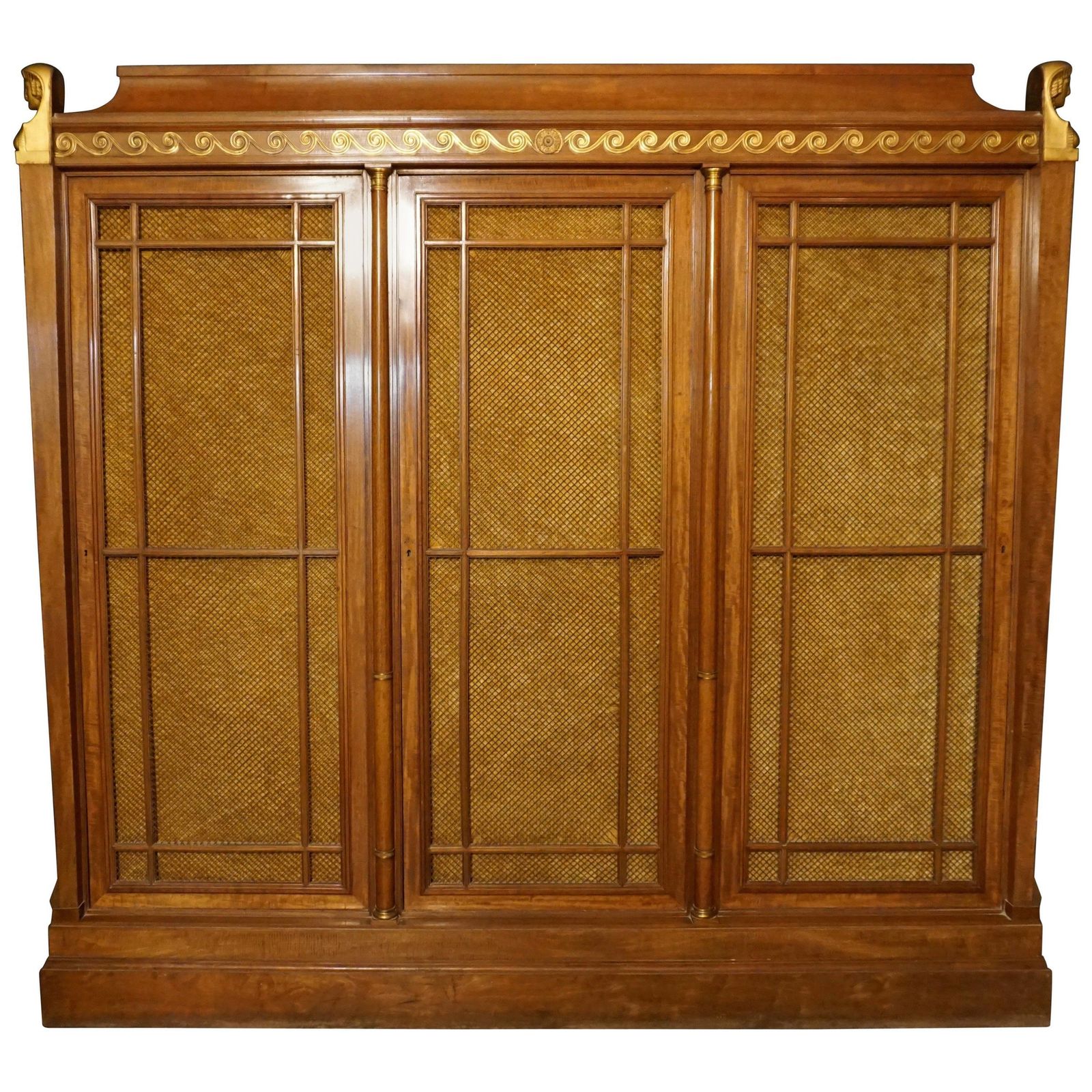 Rare And Magnificent Neoclassical Mahogany Bibliotheque Bookcase