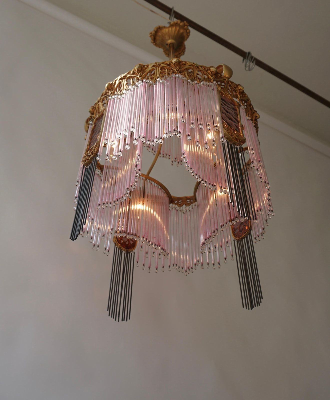 photo furniture Art Nouveau Chandelier By Hector Guimard, France Paris 1900 1970