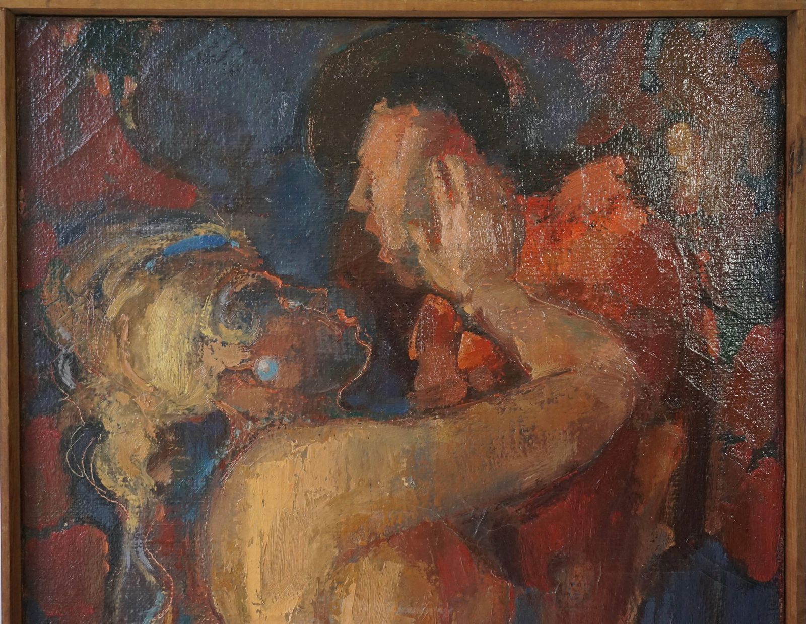 Oil On Canvas Painting, 1968, J Mijsbergen photo vinterior