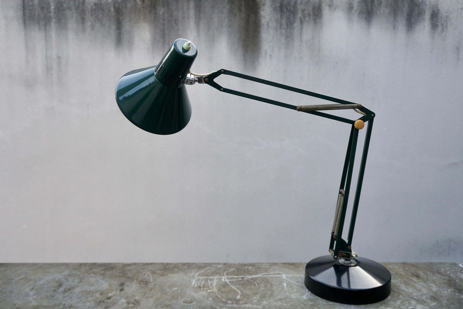 photo for sale Industrial Office Architect Desk Lamp By Ledu, 1970s, Made In Sweden