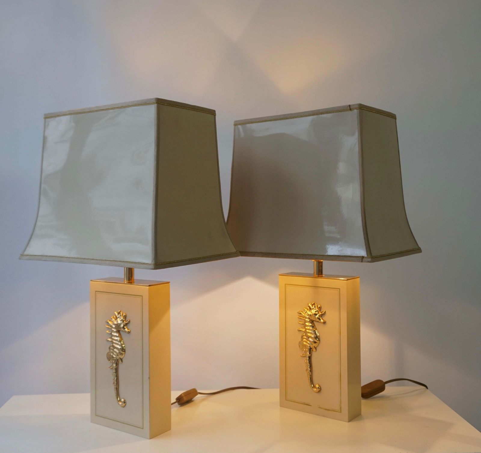 Sea Horse Set Of Two Table Lamps photo buy