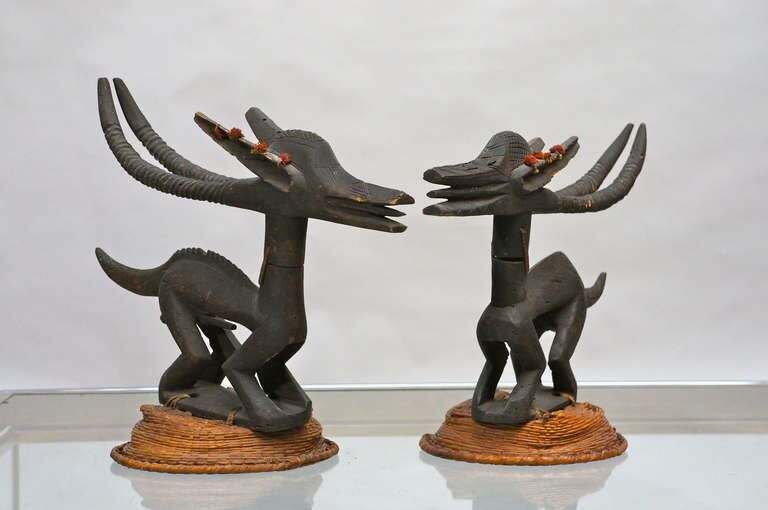 Chi Wara Headdresses Animal Sculpture , Bambara People, Mali photo for sale