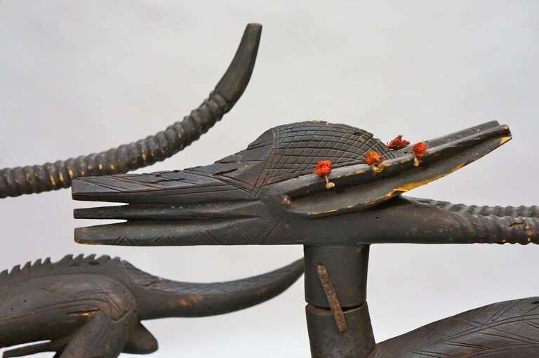 Chi Wara Headdresses Animal Sculpture , Bambara People, Mali photo Art