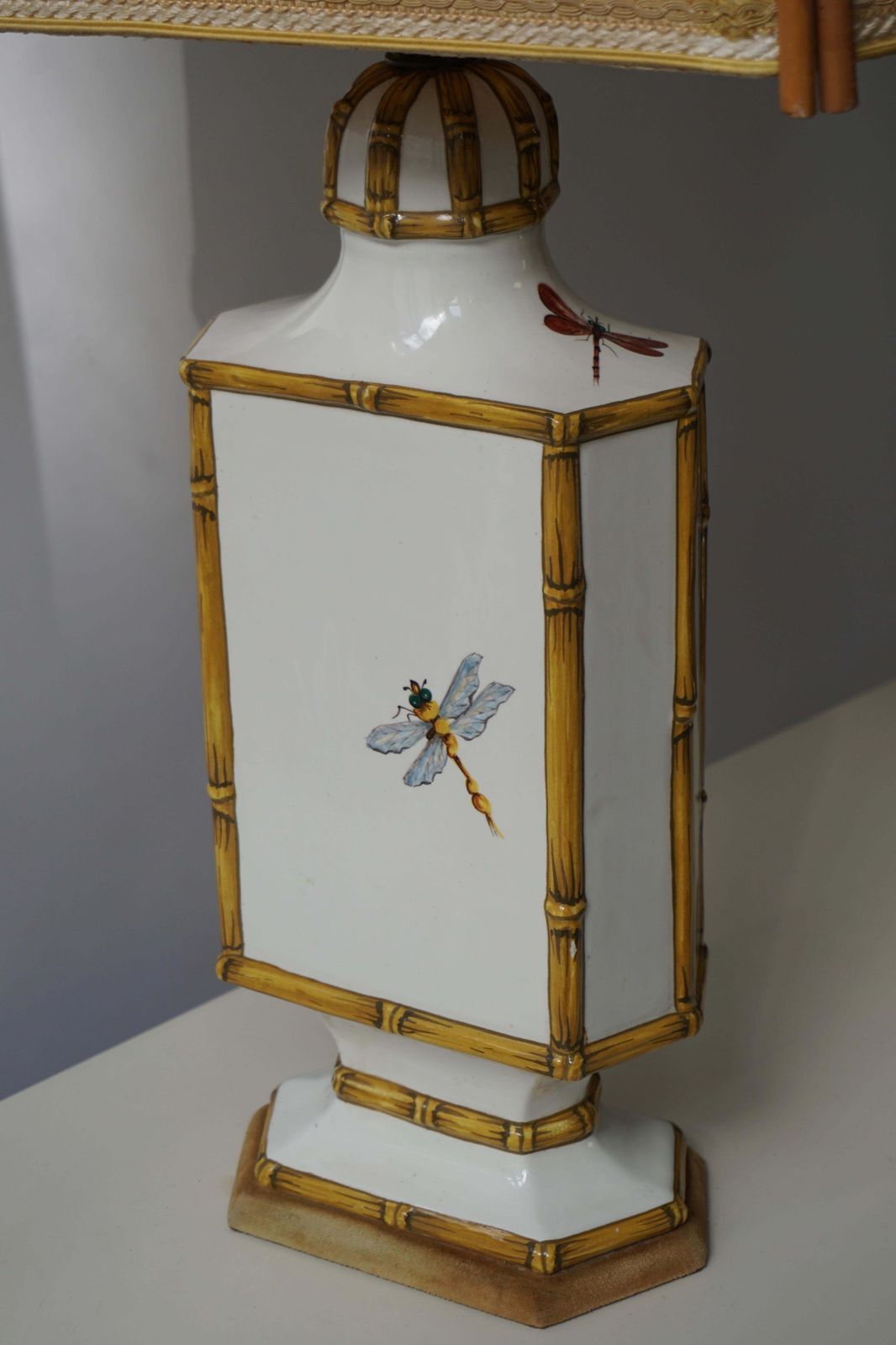 photo vinterior Art Nouveau Dragonfly Table Lamp