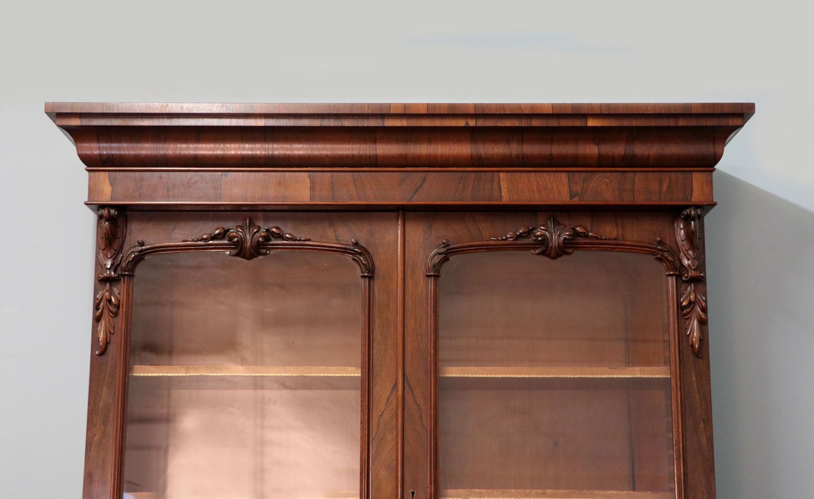photo buy Lovely Early Victorian Secretaire Bookcase Cabinet.