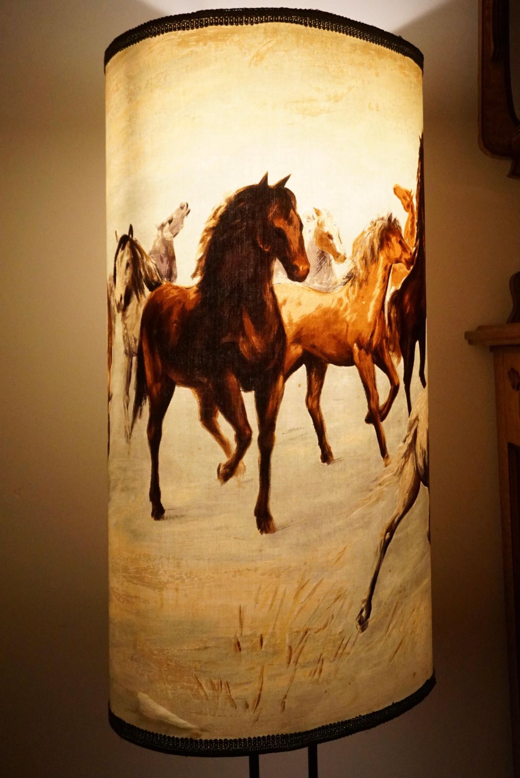 Vintage American Western Cowboy Horse Lamp photo Lighting