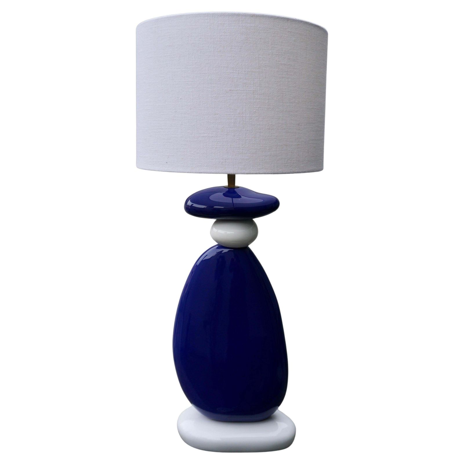 Large Ceramic Lamp By Francois Chatain