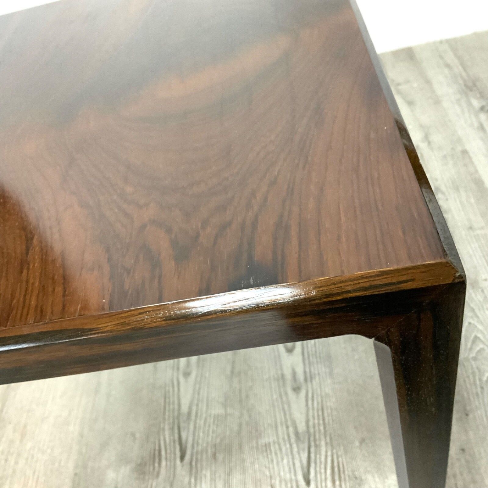 photo vinterior Mid Century Danish Rosewood Side Tables And Coffee Table For Cfc Silkeborg