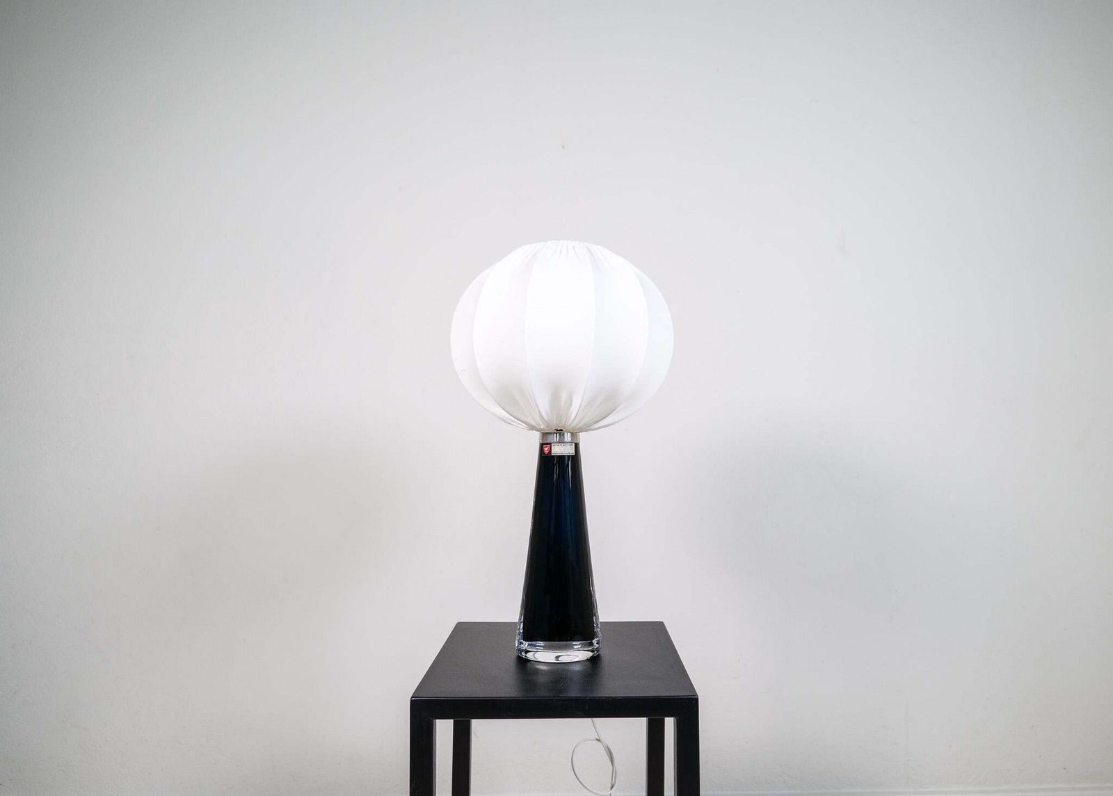 Midcentury Modern Sculptural Table Lamp By Carl Fagerlund Orrefors Sweden photo for sale