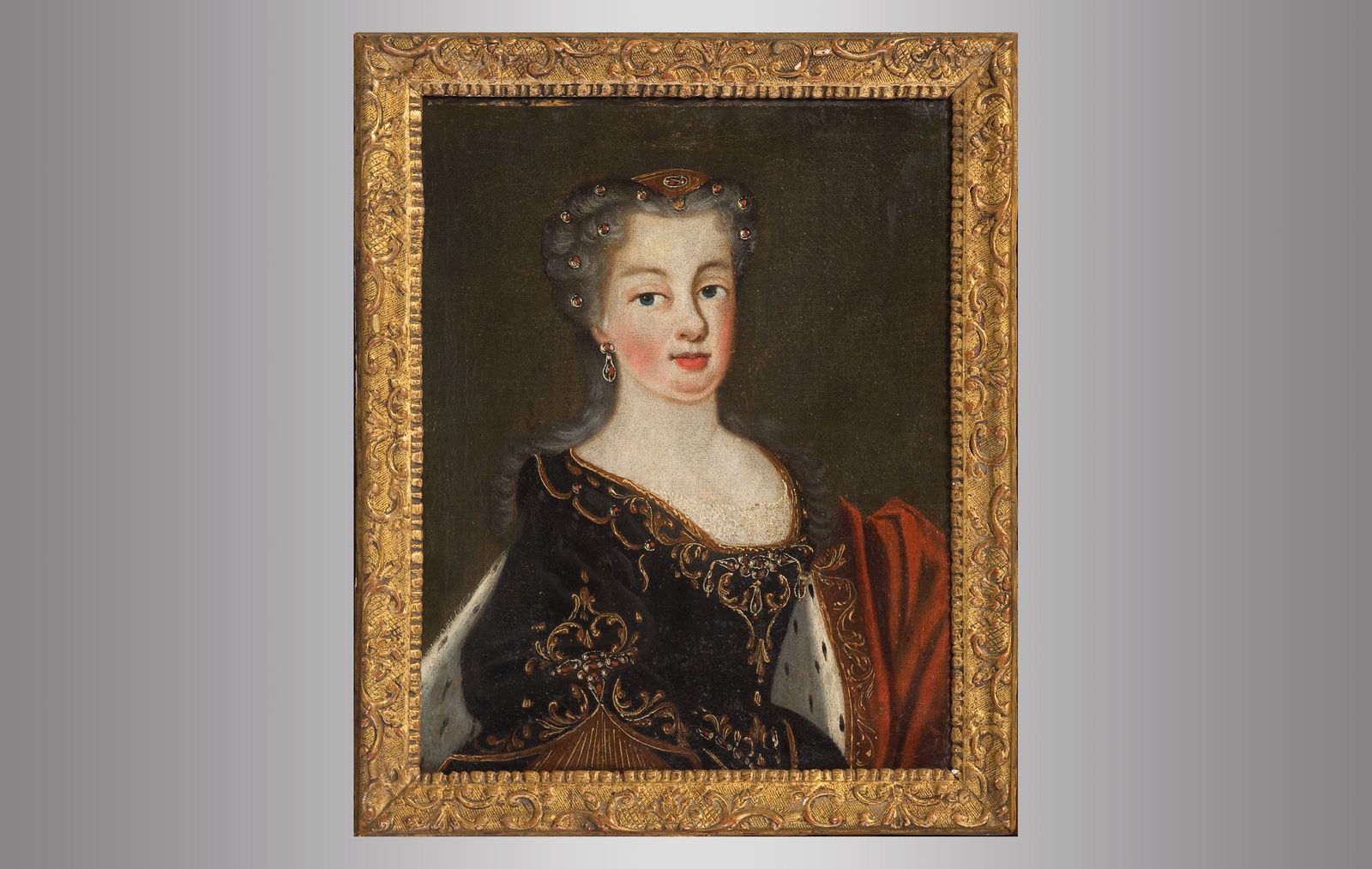 A Delicious Naif Paintings Of Two Daughters Of Louis XV Eighteenth Century photo for sale