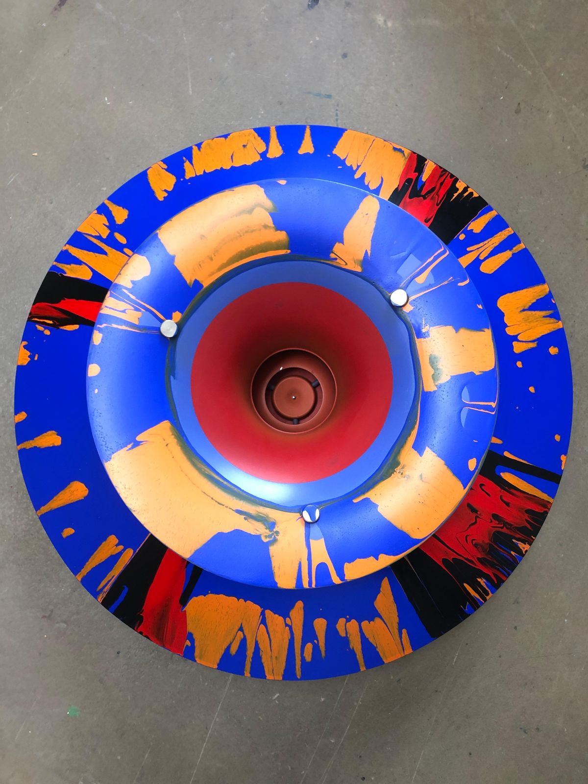 Iconic Vintage Ph5 Chandelier For Louis Poulsen Of Dk With Abstract Art Work photo vinterior