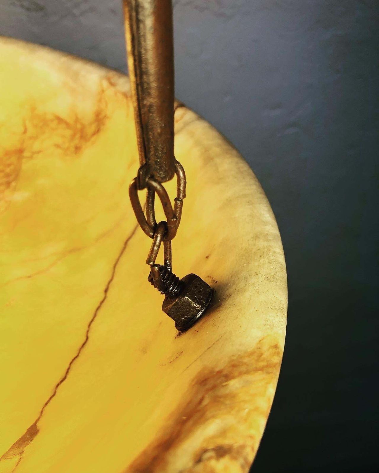 photo for sale Antique Alabaster Plafonnier Chandelier