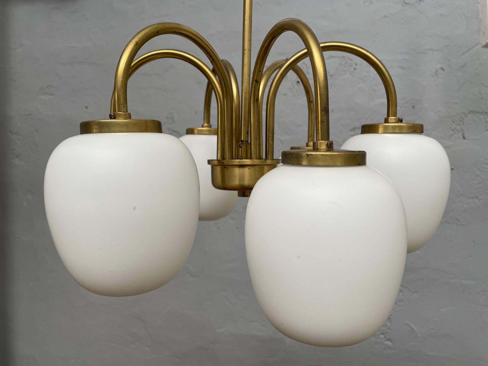 Danish Modernist 6 Arm Chandelier Pendant By Lyfa photo furniture