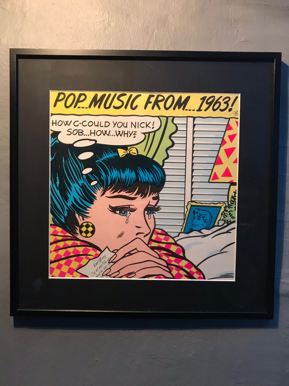 Vintage Set Of 10 Framed Pop Music From 1960 1969 Pop Art Lp Covers photo 969.0