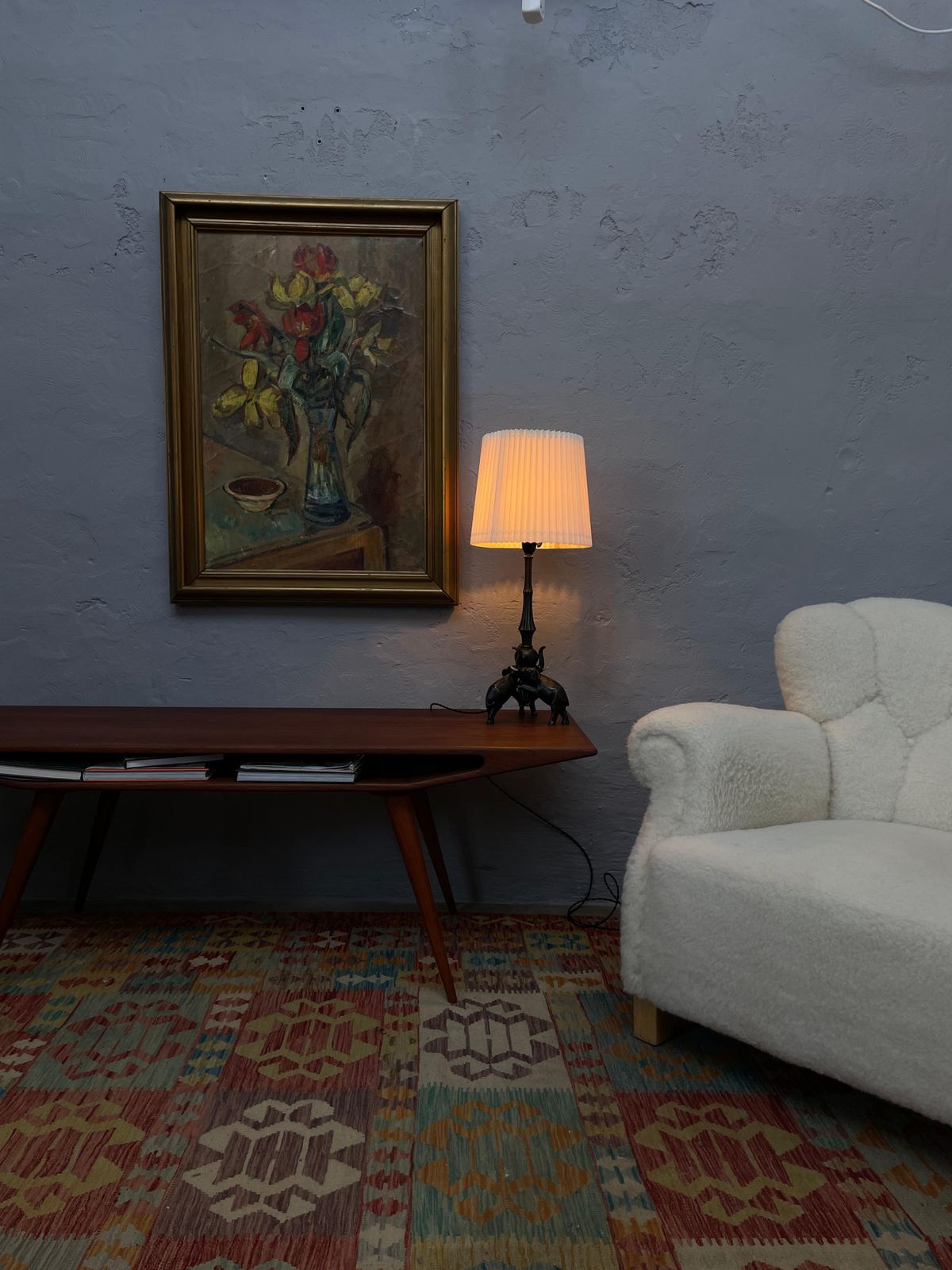 481.0 Antique Art Deco Elephant Table Lamp By Voss Of Frederick’s Denmark photo