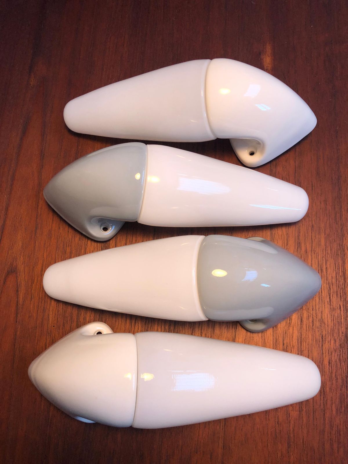 Vintage Ifö Of Sweden Ceramic Bathroom Lamps With Opaline Shades From The 1960s photo buy