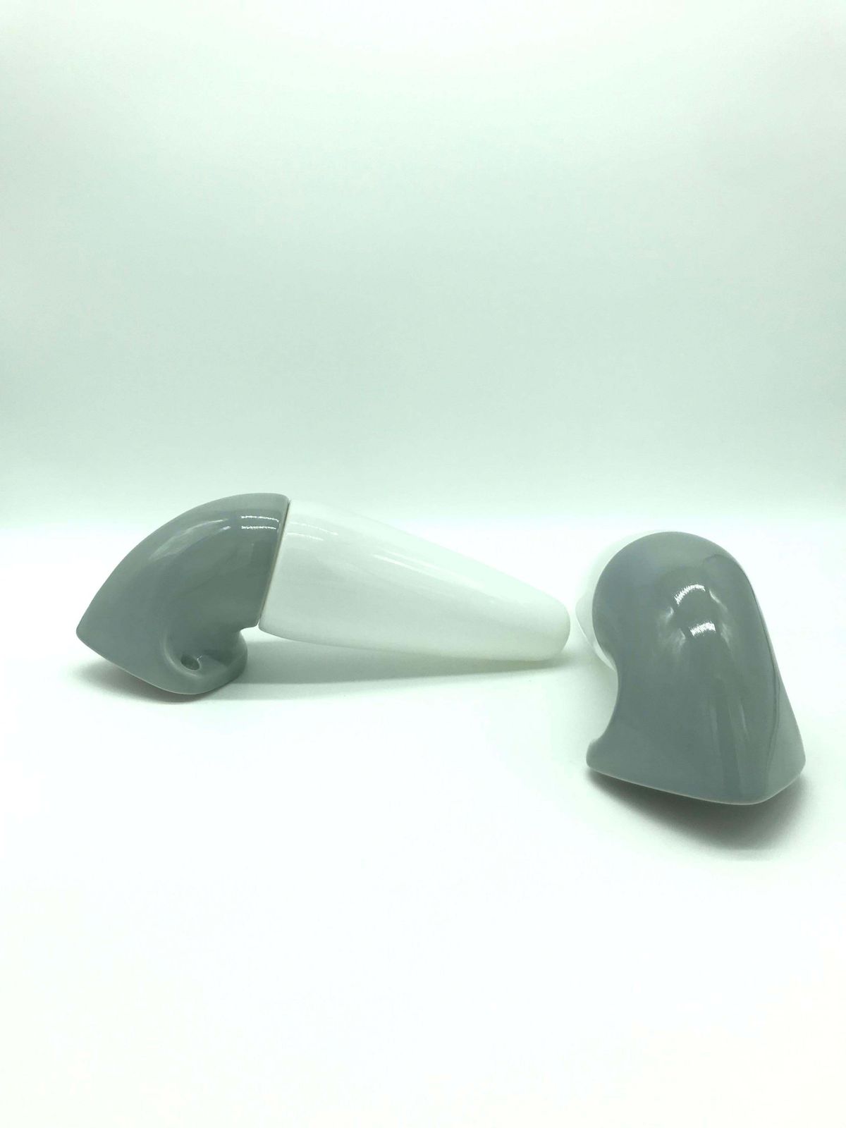 Vintage Ifö Of Sweden Ceramic Bathroom Lamps With Opaline Shades From The 1960s photo Lighting