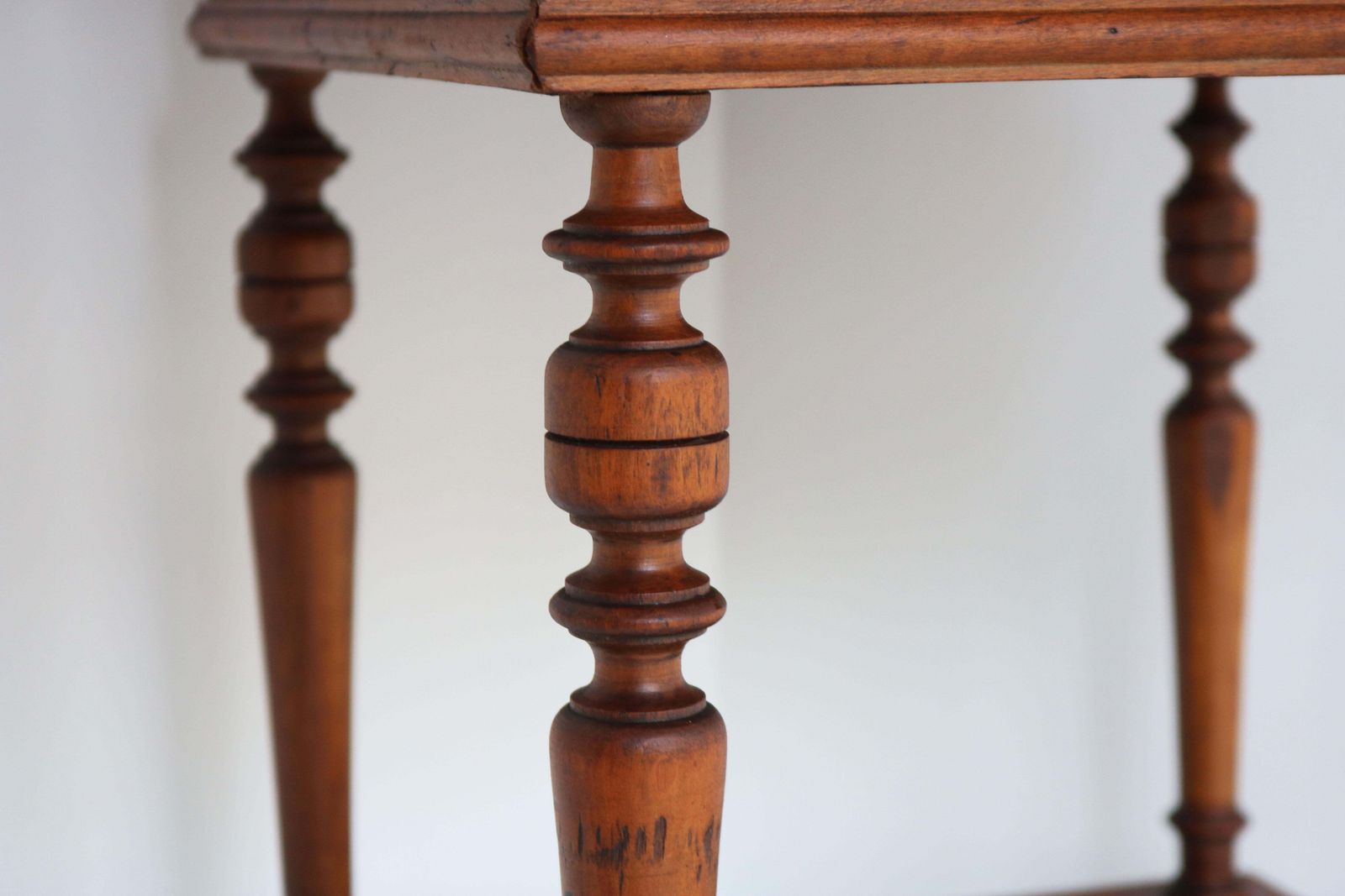 photo for sale Antique Night Stand / Bedside Table 19th Century Fruitwood & Carrara Marble Top