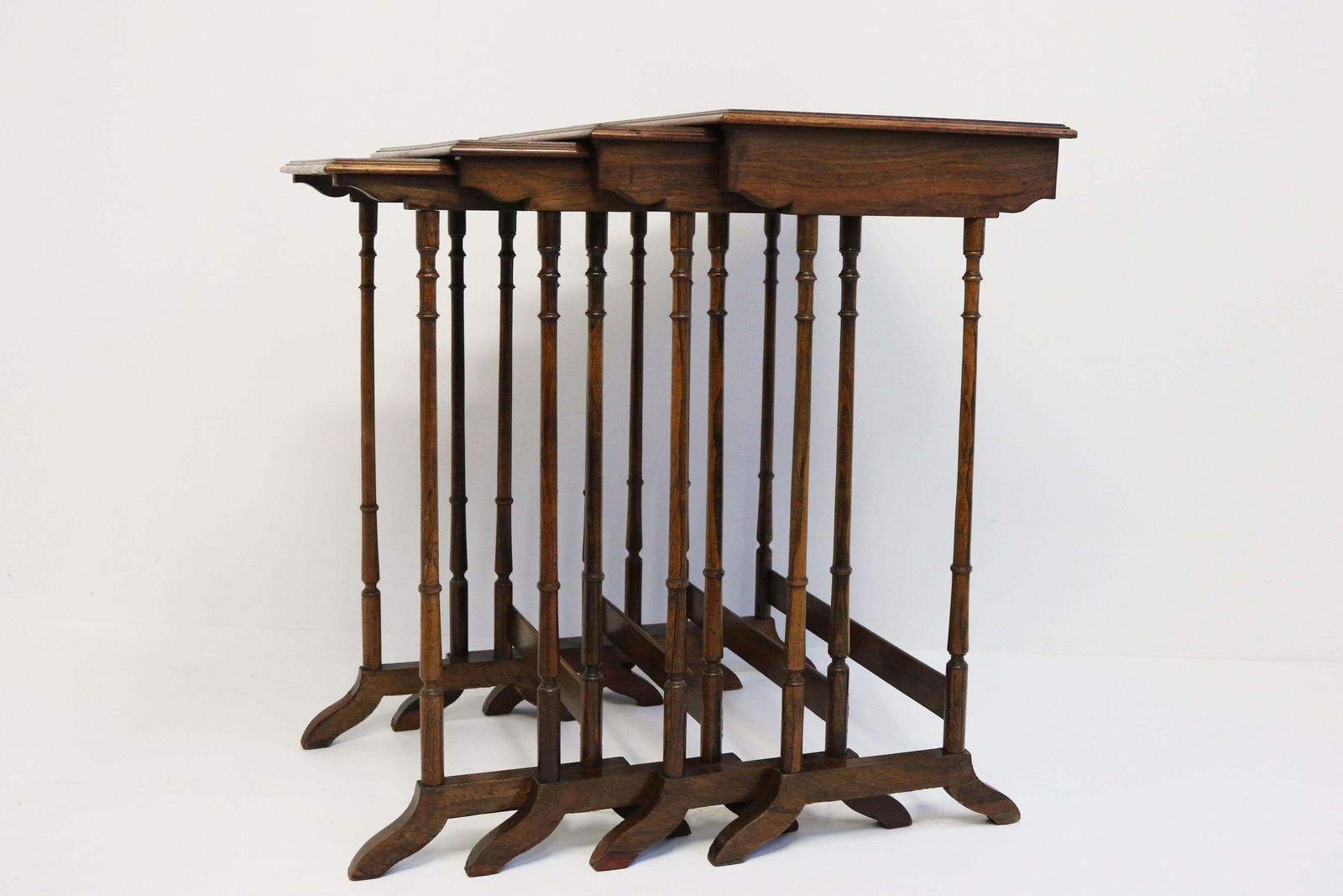 Antique Set Of French Japonisme Art Nouveau Nesting Tables 1890 Table Side Table photo furniture