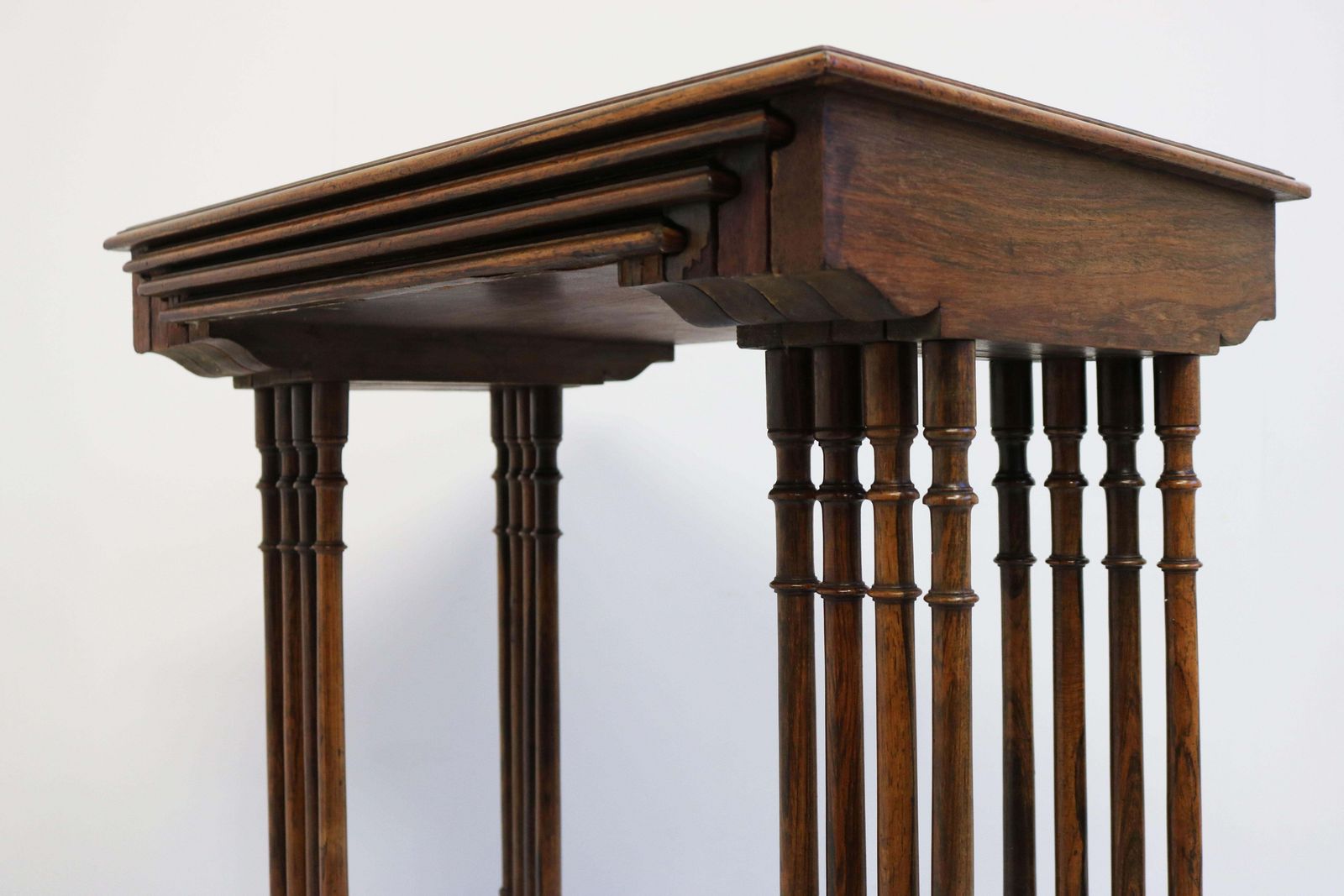 Antique Set Of French Japonisme Art Nouveau Nesting Tables 1890 Table Side Table photo vinterior