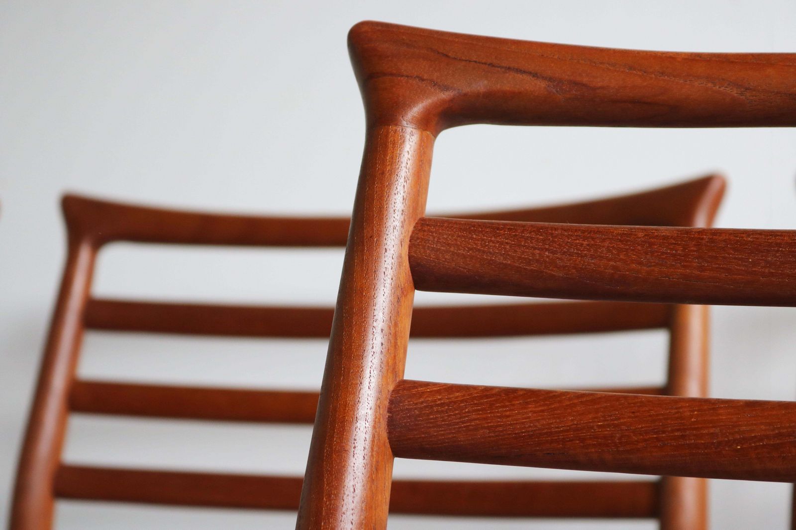photo furniture Set Of Six Danish Design Dining Chairs By Erling Torvits 1960 Teak Mid Century