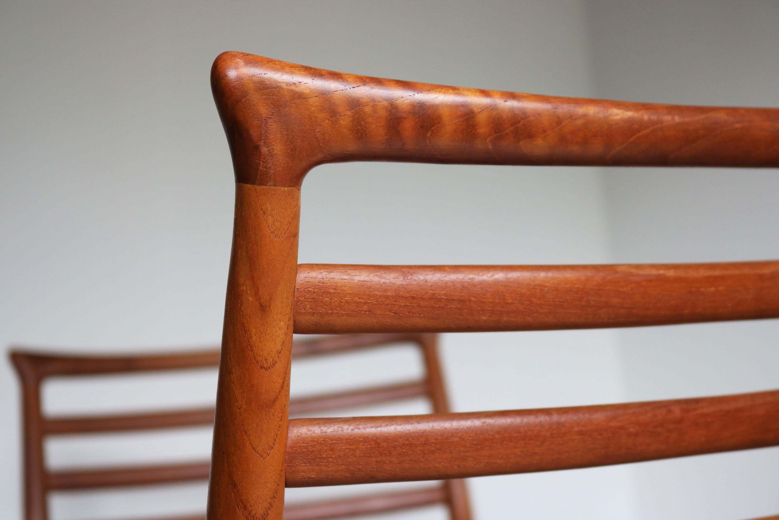 Furniture Set Of Six Danish Design Dining Chairs By Erling Torvits 1960 Teak Mid Century photo