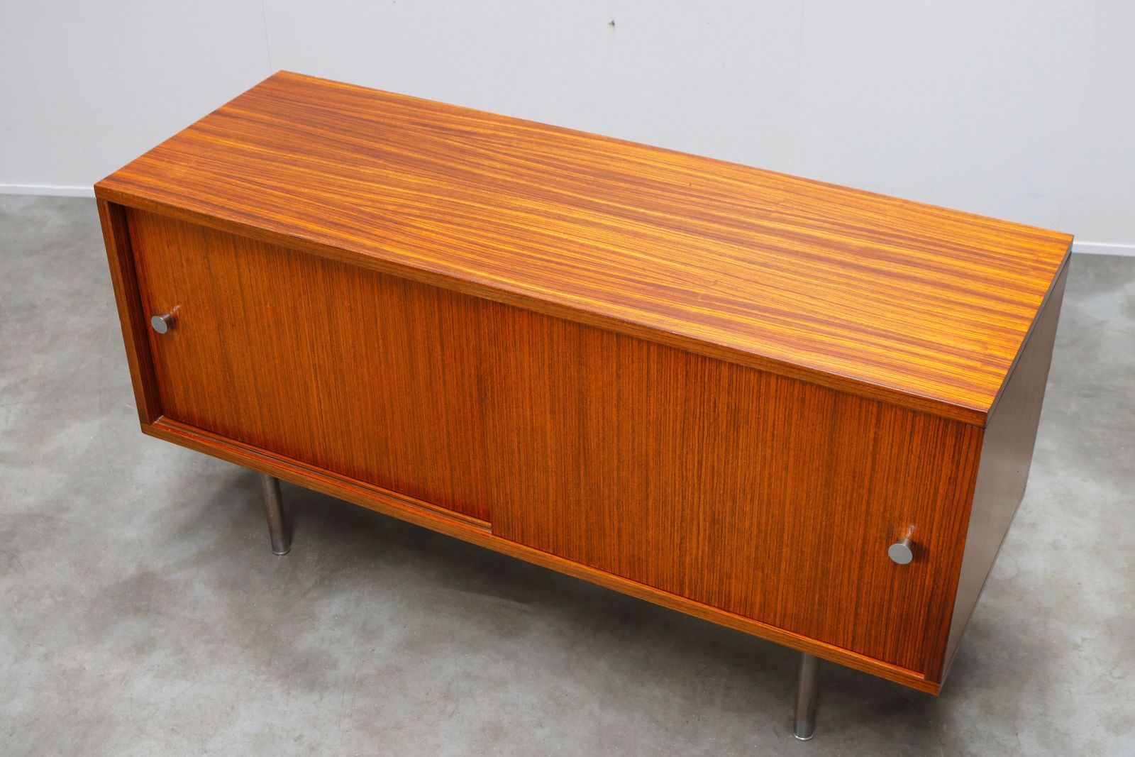 Furniture Design Sideboard / Credenza By Alfred Hendrickx For Belform Chrome Minimalist photo