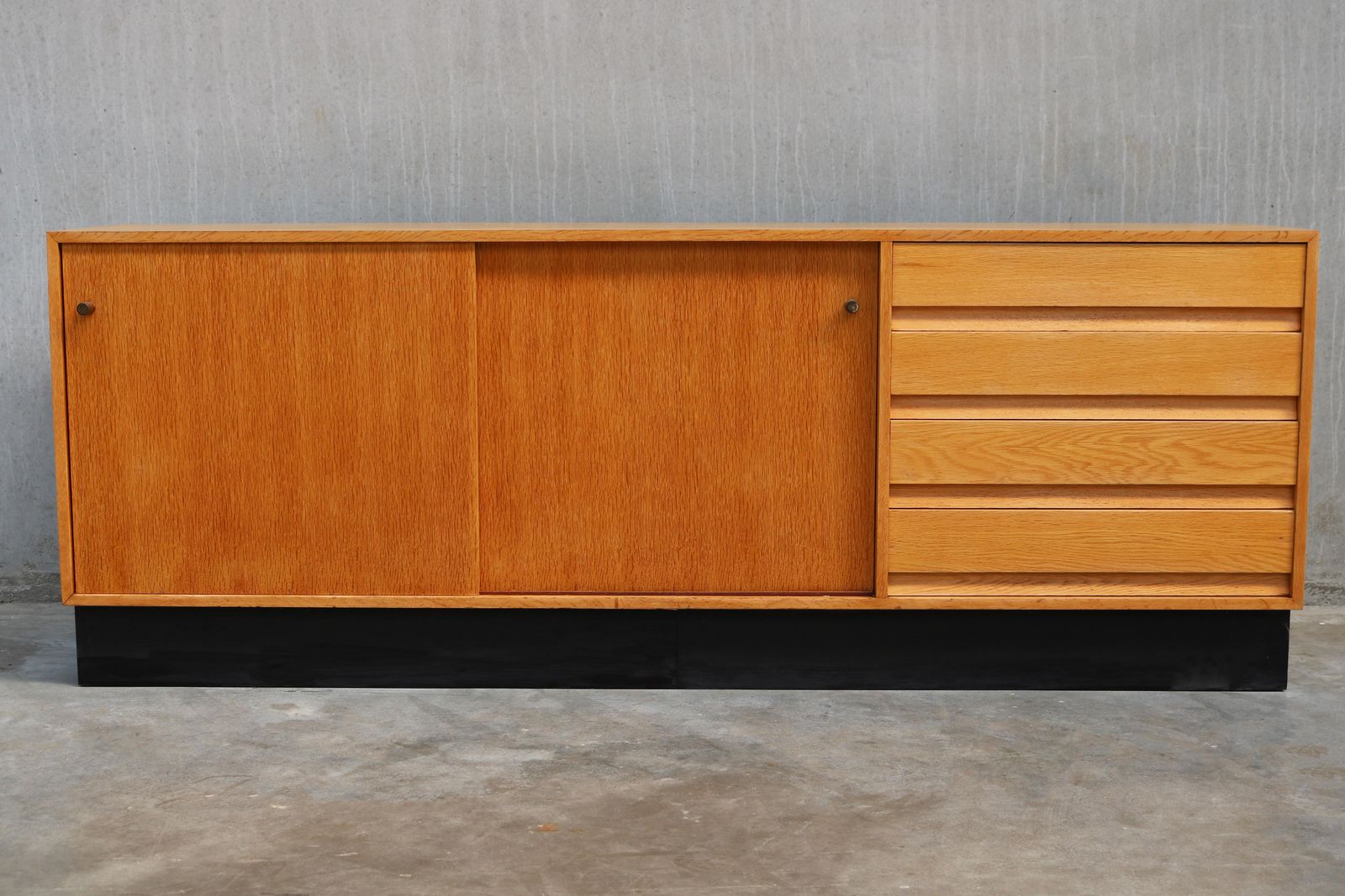 Design Sideboard Model: Abstracta By Jos De Mey For Van Den Berghe Pauvers Oak photo Furniture