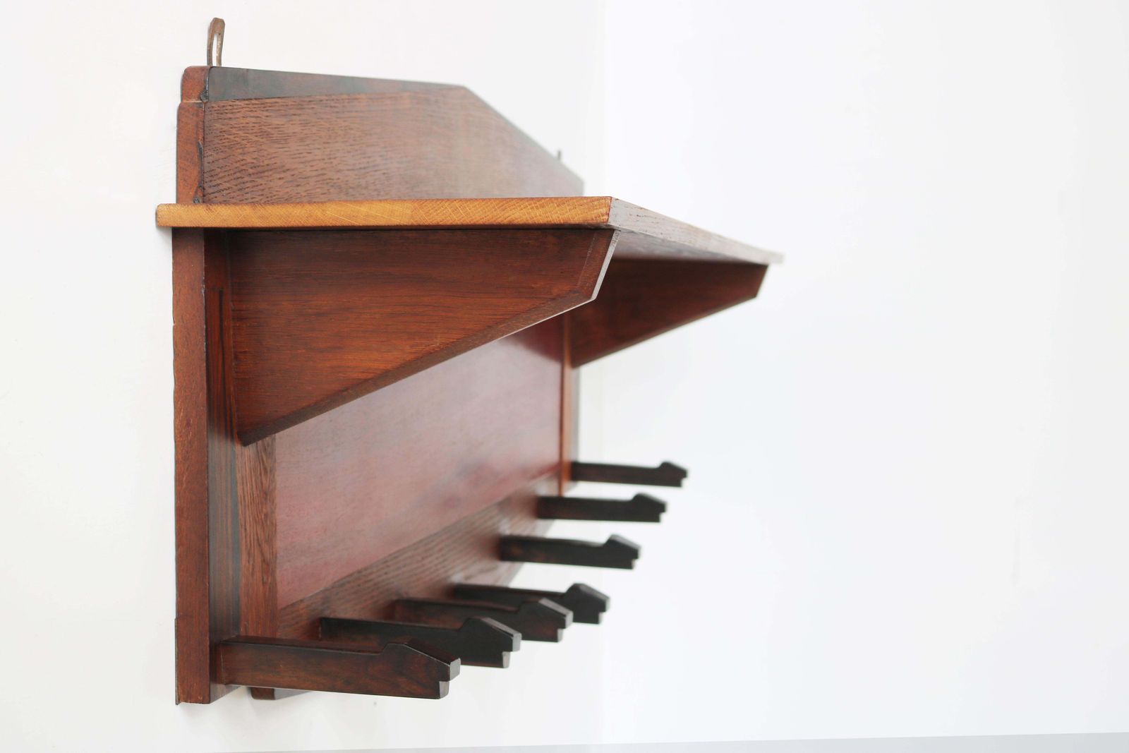 Dutch Art Deco Coat Rack Amsterdam School By P.E.L. Izeren 1930 Genneper Molen photo vinterior