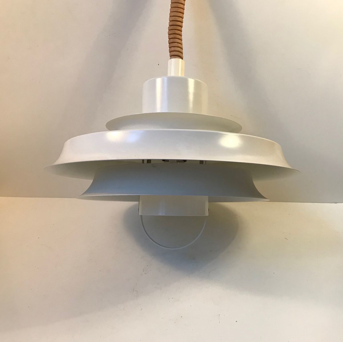 Vintage Danish Rise & Fall Pendant Lamp From Vitrika, 1970s