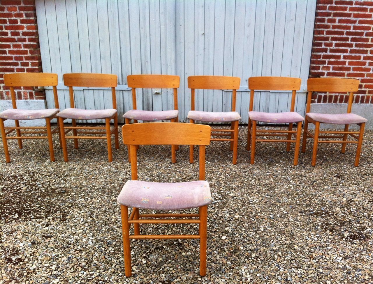Oak Dining Chairs From Farstrup Møbler, 1970s, Set Of 7 photo buy