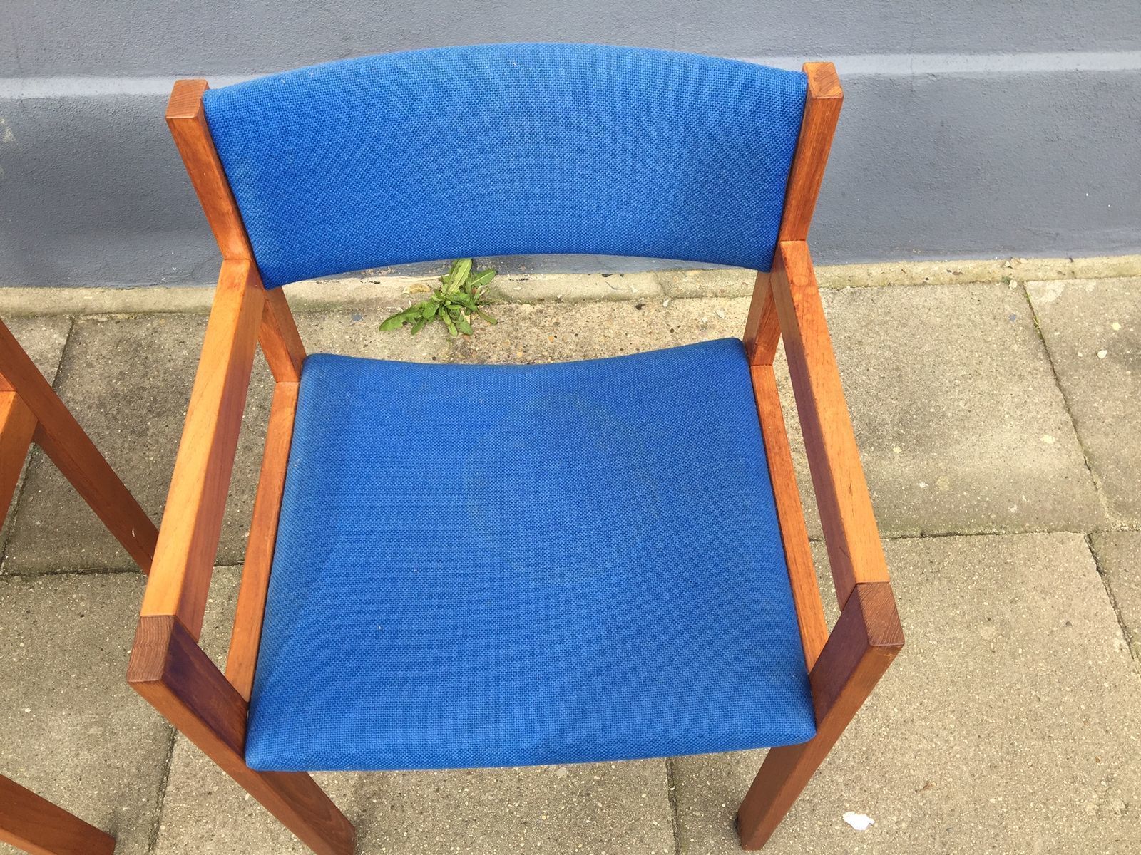 Mid Century Cubist Teak Armchairs By Erik Kirkegaard For Høng, 1960s, Set Of 2 photo 1044.0