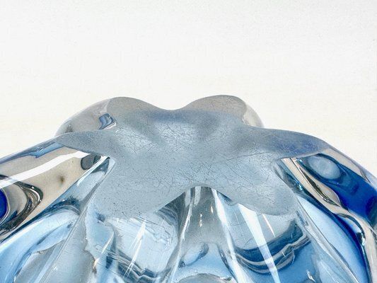 Art Glass Bowl By Josef Hospodka For Chribska Sklarna, 1960s photo Home Decor
