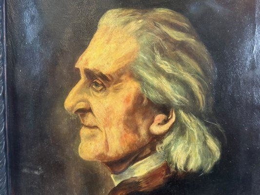 Max Ehl, Franz Liszt Portrait, Oil On Canvas, 1944, Framed photo furniture