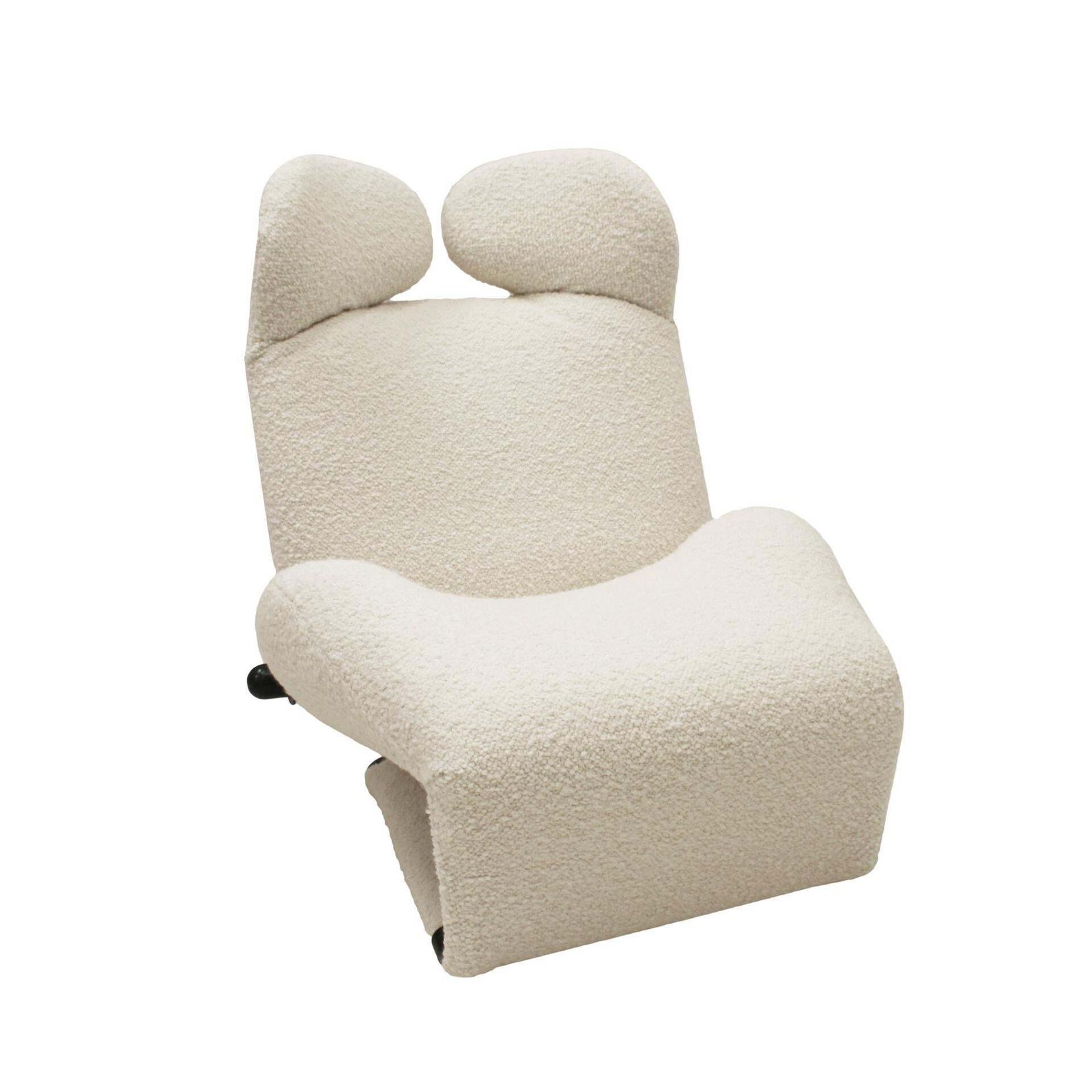 Wink White Armchair Designed By Toshiyuki Kita For Cassina, 1980s photo vinterior