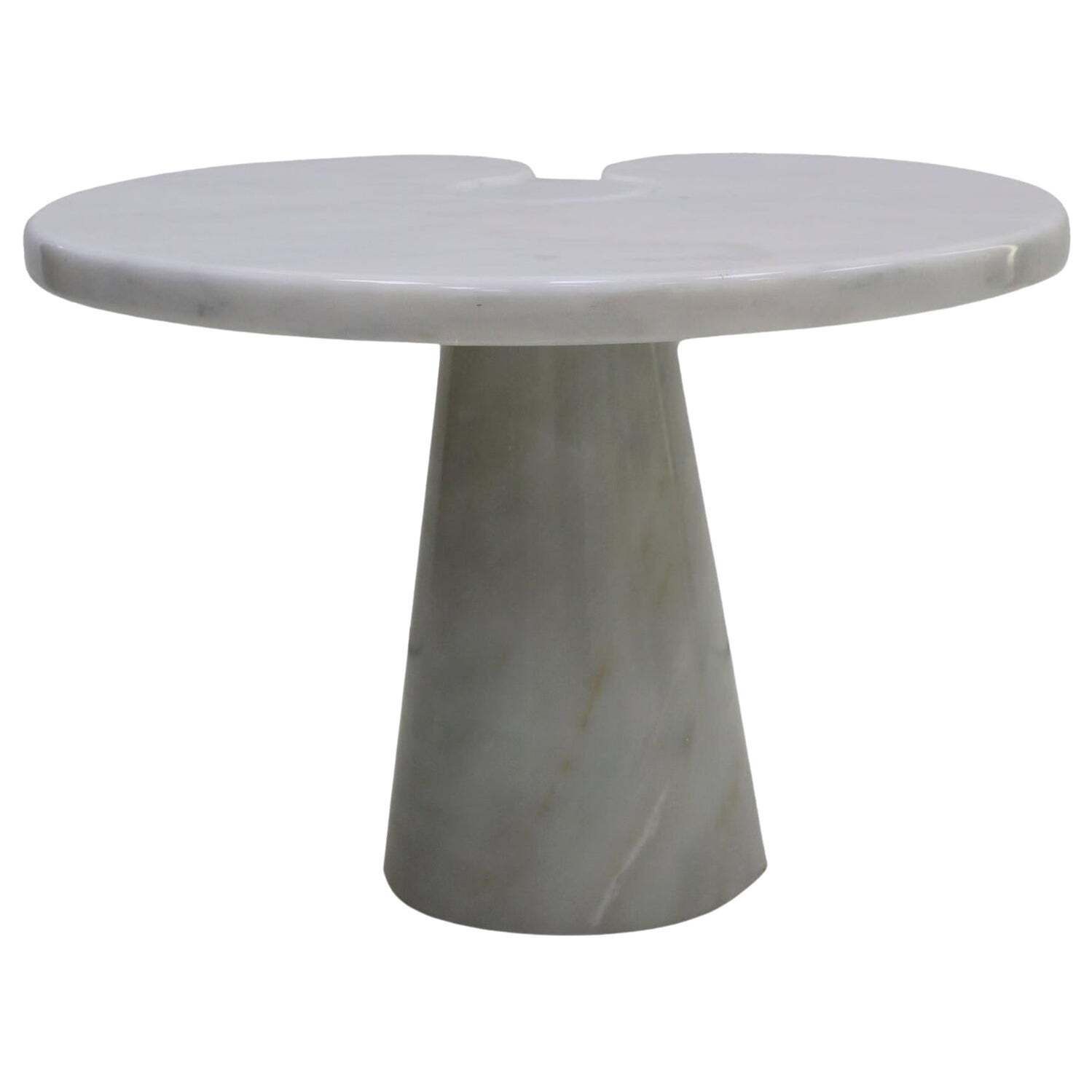 Angelo Mangiarotti Mid Century Modern Serie Eros Marble Italian Side Table