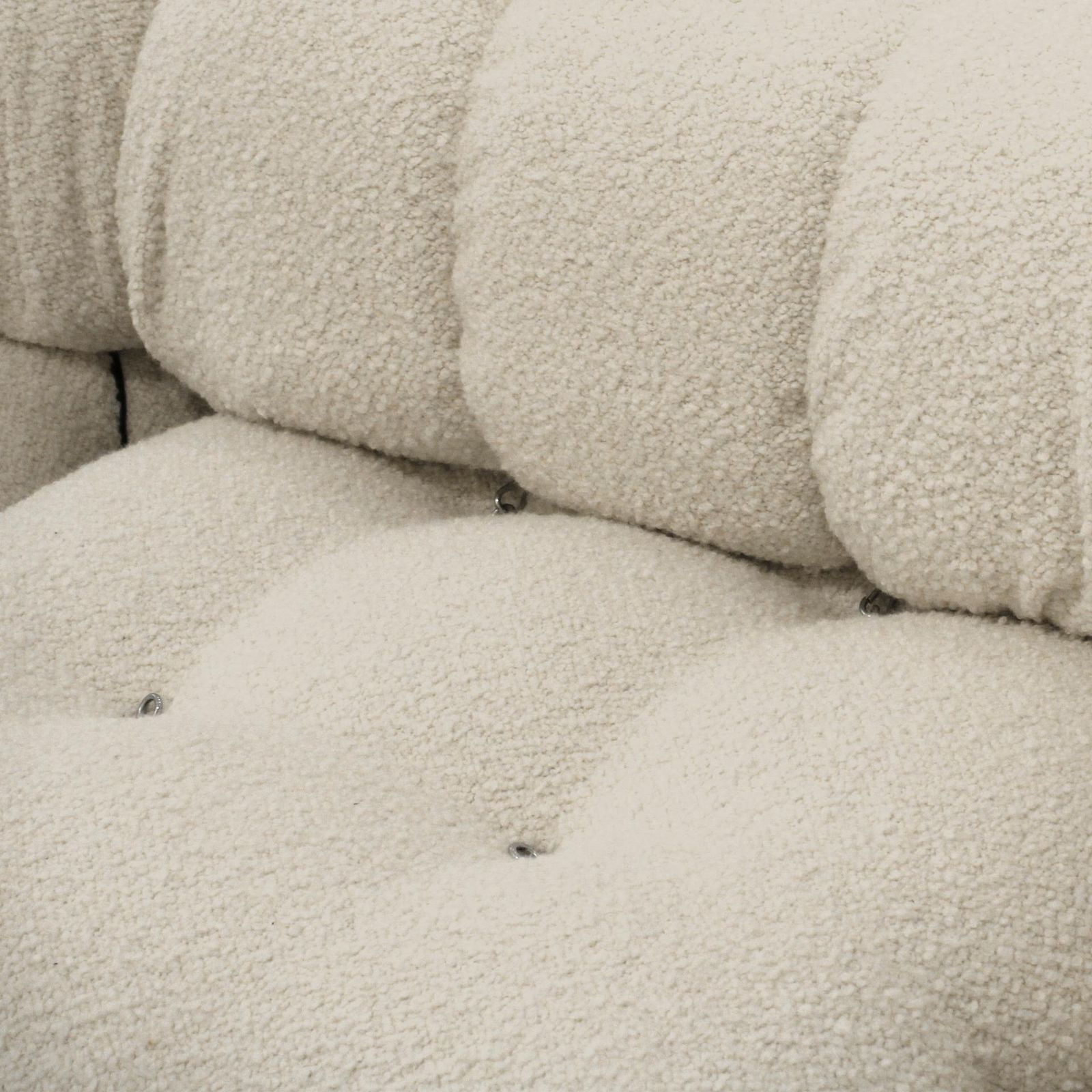 Camaleonda Modular Sofa By Mario Bellini, Italy 70s, White Bouclé Reupholstered photo buy