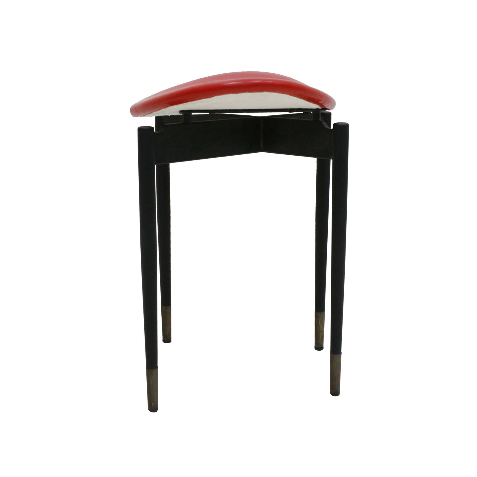 Midcentury Set Of Two "Lutrario" Stools Designed By Carlo Mollino, Italy, 1959 photo vinterior